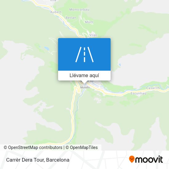 Mapa Carrèr Dera Tour