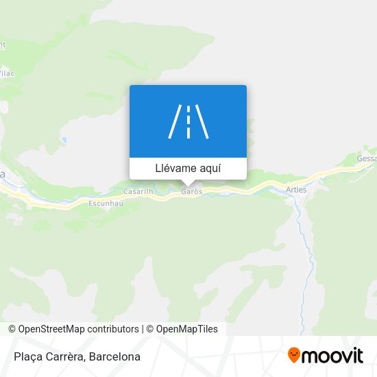 Mapa Plaça Carrèra