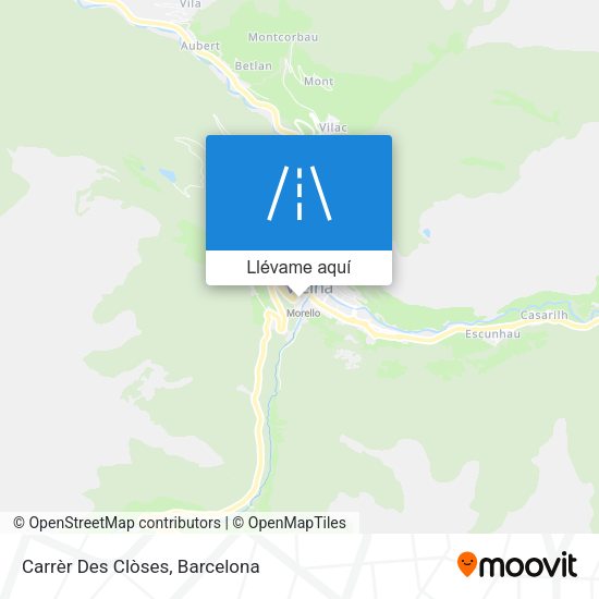Mapa Carrèr Des Clòses