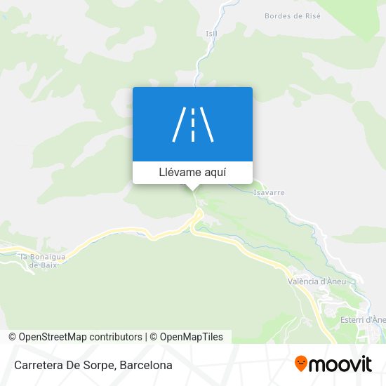 Mapa Carretera De Sorpe