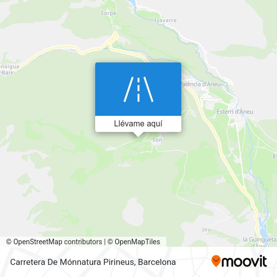 Mapa Carretera De Mónnatura Pirineus
