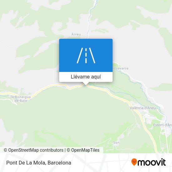 Mapa Pont De La Mola