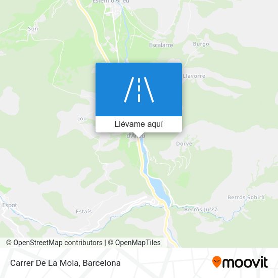 Mapa Carrer De La Mola