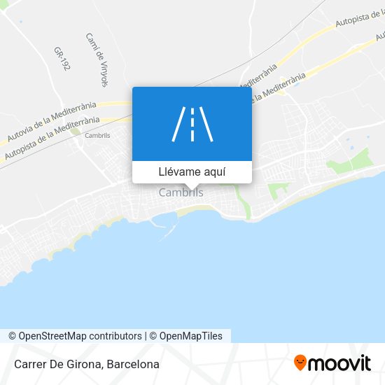 Mapa Carrer De Girona