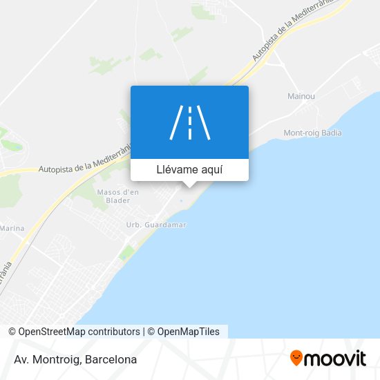 Mapa Av. Montroig