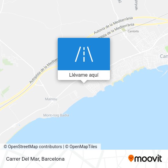 Mapa Carrer Del Mar