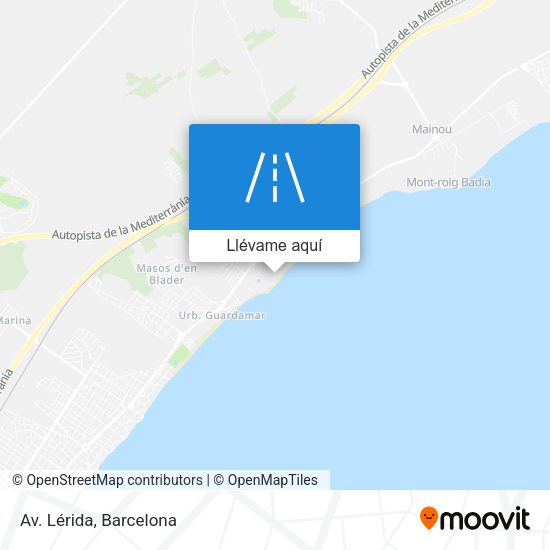 Mapa Av. Lérida
