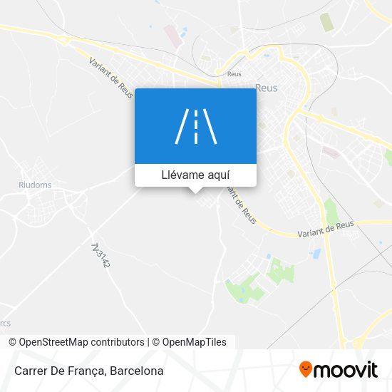 Mapa Carrer De França