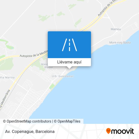 Mapa Av. Copenague