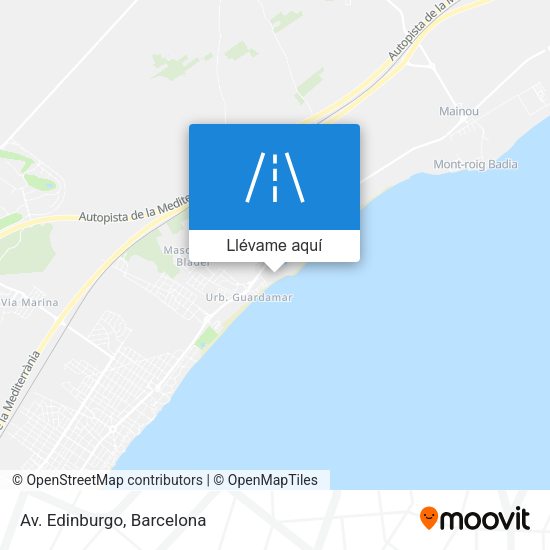 Mapa Av. Edinburgo