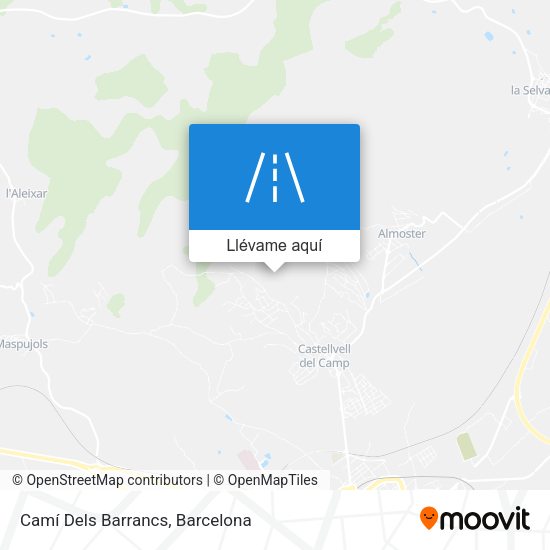 Mapa Camí Dels Barrancs
