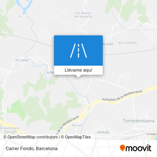 Mapa Carrer Fondo