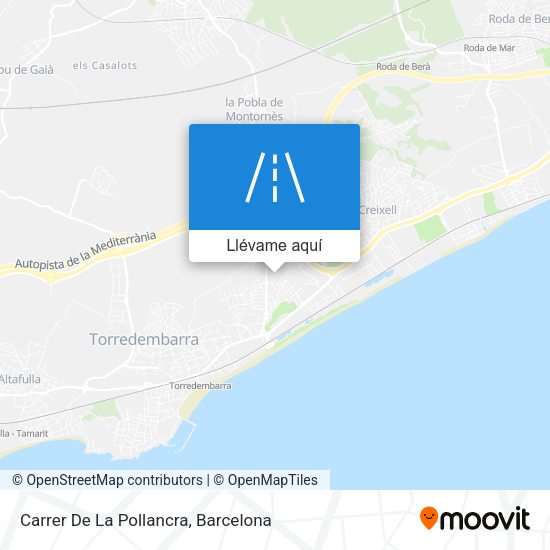 Mapa Carrer De La Pollancra