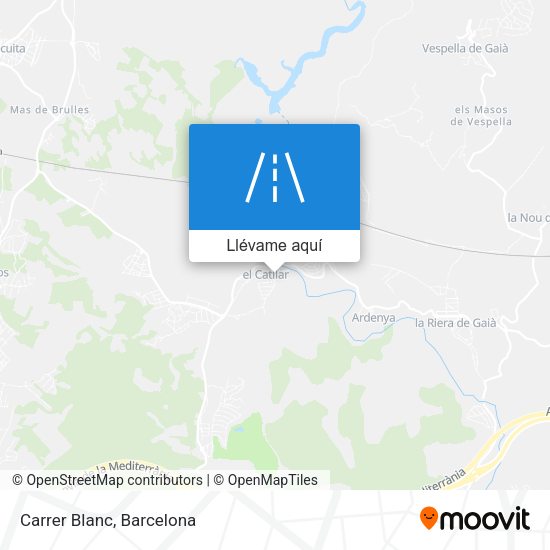 Mapa Carrer Blanc