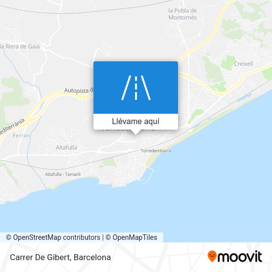 Mapa Carrer De Gibert