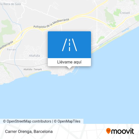 Mapa Carrer Orenga