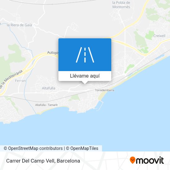 Mapa Carrer Del Camp Vell