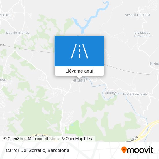 Mapa Carrer Del Serrallo
