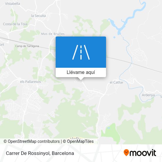 Mapa Carrer De Rossinyol