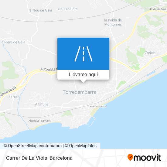 Mapa Carrer De La Viola