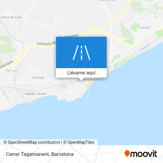 Mapa Carrer Tagamanent