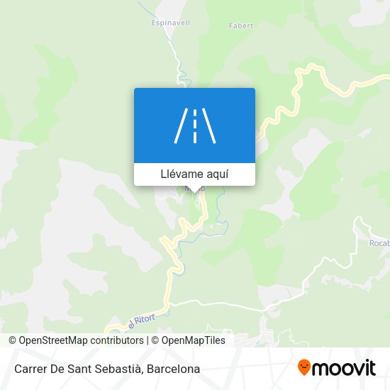 Mapa Carrer De Sant Sebastià