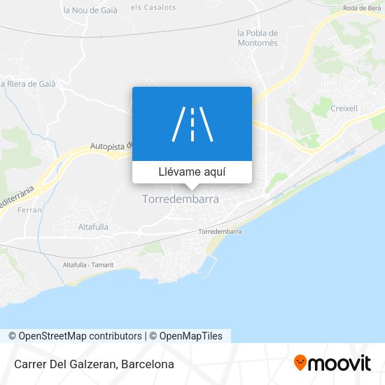 Mapa Carrer Del Galzeran