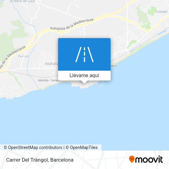 Mapa Carrer Del Tràngol
