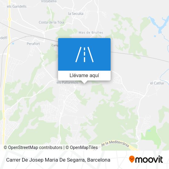 Mapa Carrer De Josep Maria De Segarra