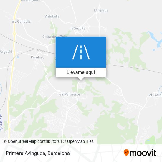 Mapa Primera Avinguda