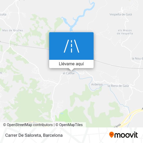 Mapa Carrer De Saloreta