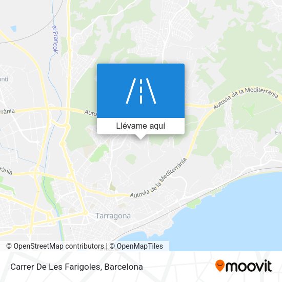 Mapa Carrer De Les Farigoles