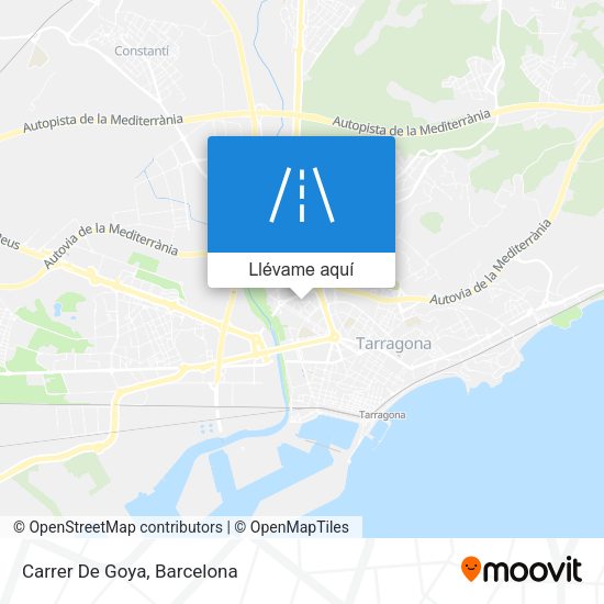 Mapa Carrer De Goya