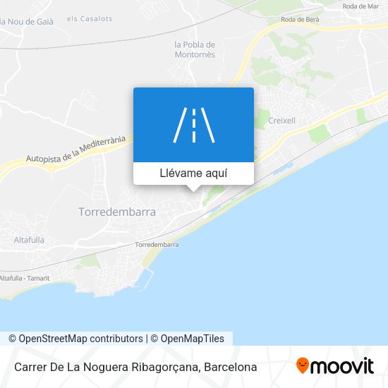 Mapa Carrer De La Noguera Ribagorçana