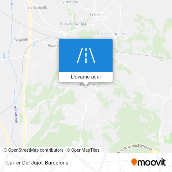 Mapa Carrer Del Jujol