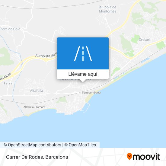 Mapa Carrer De Rodes