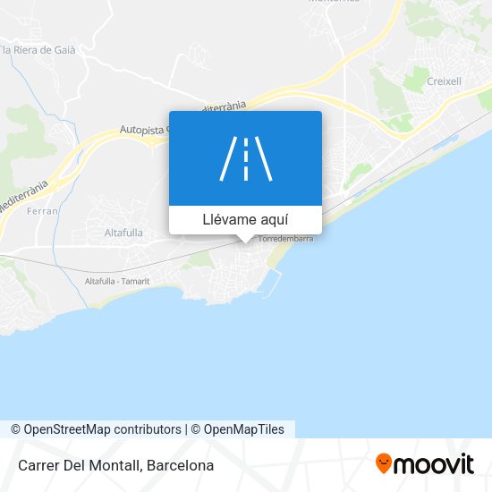 Mapa Carrer Del Montall