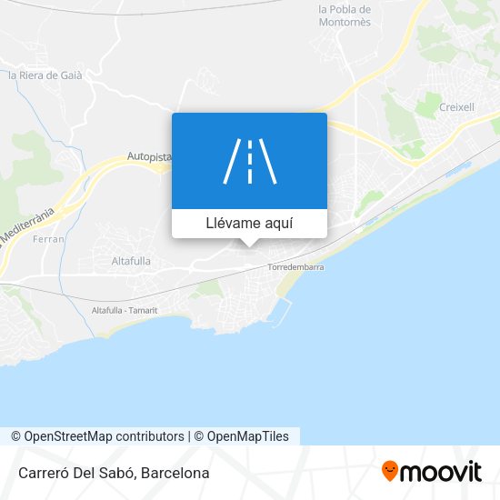 Mapa Carreró Del Sabó