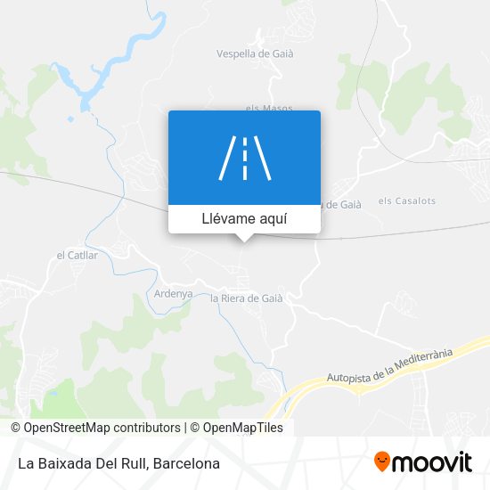 Mapa La Baixada Del Rull