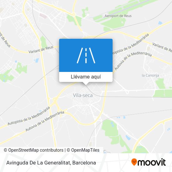 Mapa Avinguda De La Generalitat