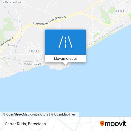 Mapa Carrer Ruda