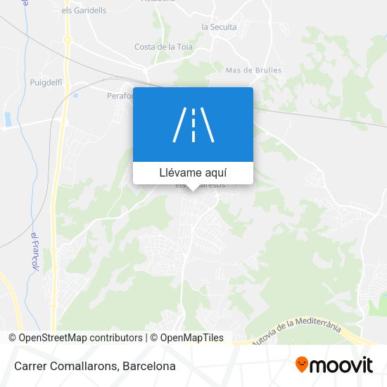 Mapa Carrer Comallarons