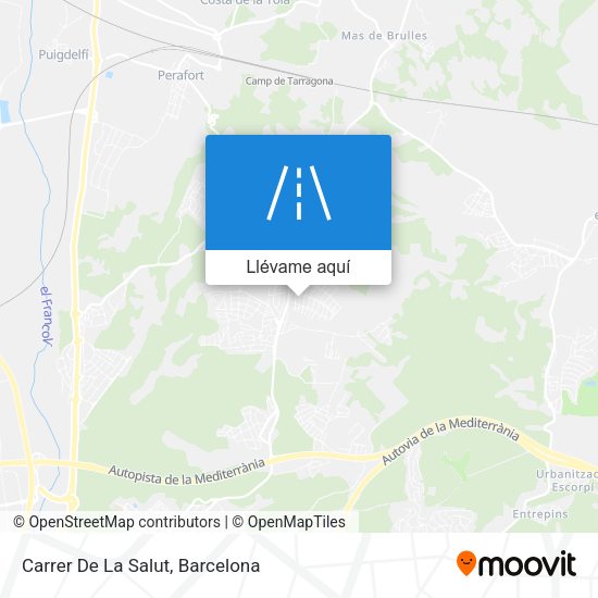 Mapa Carrer De La Salut