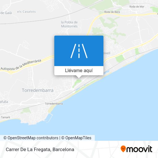 Mapa Carrer De La Fregata