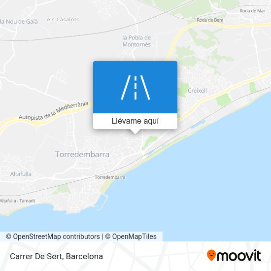 Mapa Carrer De Sert