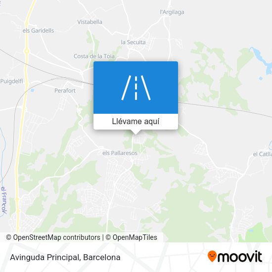 Mapa Avinguda Principal