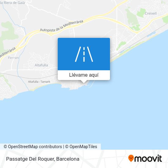 Mapa Passatge Del Roquer