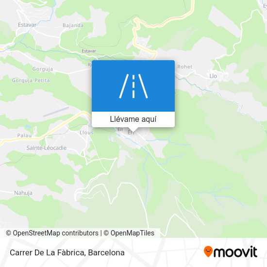 Mapa Carrer De La Fàbrica