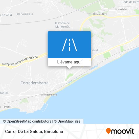 Mapa Carrer De La Galeta