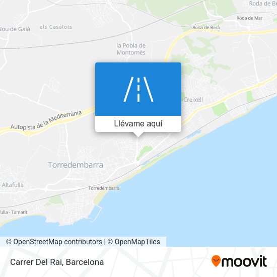 Mapa Carrer Del Rai